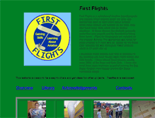 Tablet Screenshot of firstflights.org